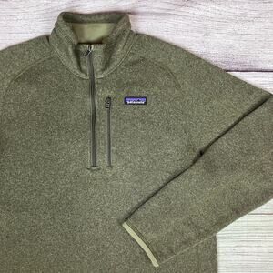 Patagonia Dark Green Better Sweater Fleece Quarter Zip Pullover